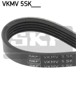 VKMV 5SK711 SKF Поликлиновой ремень VKMV 5SK711 SKF Поликлиновой ремень